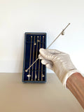 Sterling Silver Swizzle Stir Sticks, original box - Southern Vintage Wares