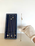 Sterling Silver Swizzle Stir Sticks, original box - Southern Vintage Wares
