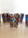 Mid Century Leaves Glasses by Cera