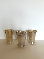 Vintage Julep Cups by Webster Wilcox (set of 3)