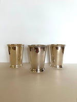 Vintage Julep Cups by Webster Wilcox (set of 3)
