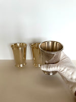 Vintage Julep Cups by Webster Wilcox (set of 3)