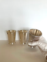 Vintage Julep Cups by Webster Wilcox (set of 3)