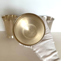 Vintage Julep Cups by Webster Wilcox (set of 3)