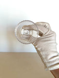 Vintage Double Glass Jigger, Ribbed - Southern Vintage Wares