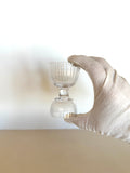 Vintage Double Glass Jigger, Ribbed - Southern Vintage Wares