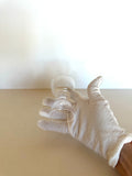 Vintage Double Glass Jigger, Ribbed - Southern Vintage Wares