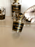 Georges Briard Poison Labratory Pitcher, Blend Your Poison Glasses - Southern Vintage Wares