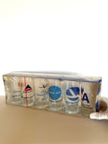 1970s TWA Airlines Glasses, New Old Stock - Southern Vintage Wares