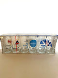 1970s TWA Airlines Glasses, New Old Stock - Southern Vintage Wares
