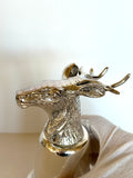 Vintage Deer Stirrup Cup, Silver-Plated - Southern Vintage Wares