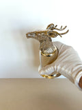 Vintage Deer Stirrup Cup, Silver-Plated - Southern Vintage Wares