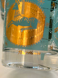 Mid Century Christmas Tree Glasses Ned Harris - Southern Vintage Wares
