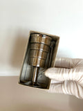 Napier Mechanical Valve Stepped Jigger 1930s, Original Box, Art Deco Barware - Southern Vintage Wares