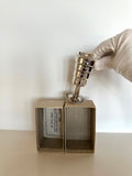 Napier Mechanical Valve Stepped Jigger 1930s, Original Box, Art Deco Barware - Southern Vintage Wares