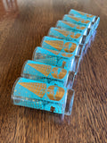 Mid Century Christmas Tree Glasses Ned Harris - Southern Vintage Wares