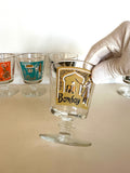 Libbey Cities Of The World Footed Glasses, Set of 6 - Southern Vintage Wares