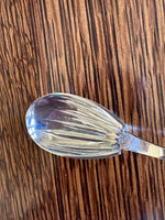Vintage Coin Silver Cocktail Spoon, Art Deco Design
