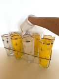 Atomic North Star Glasses Caddy Set by Bartlett Collins