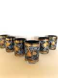Astrology Zodiac Glasses, Mid Century - Southern Vintage Wares