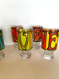 Vintage Love Glasses by Anchor Hocking, Set of 8 - Southern Vintage Wares