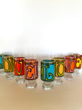Vintage Love Glasses by Anchor Hocking, Set of 8 - Southern Vintage Wares