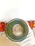 Vintage Love Glasses by Anchor Hocking, Set of 8 - Southern Vintage Wares