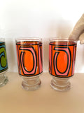 Vintage Love Glasses by Anchor Hocking, Set of 8 - Southern Vintage Wares