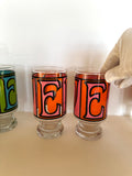 Vintage Love Glasses by Anchor Hocking, Set of 8 - Southern Vintage Wares