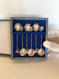 Sterling Cocktail Spoons Fish Finials, 1930s - Southern Vintage Wares