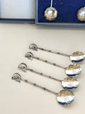 Sterling Cocktail Spoons Fish Finials, 1930s - Southern Vintage Wares