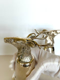 Pair of Vintage Deer Stirrup Cups