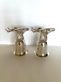 Pair of Vintage Deer Stirrup Cups