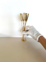 Gold-Plated Heavy Cocktail Swizzle Sticks