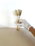 Gold-Plated Heavy Cocktail Swizzle Sticks