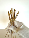 Gold-Plated Heavy Cocktail Swizzle Sticks