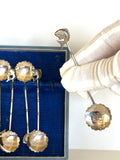 Sterling Cocktail Spoons Fish Finials, 1930s - Southern Vintage Wares