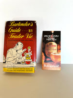 1948 Bartender's Guide by Trader Vic, Bonus Apricot Brandy Booklet