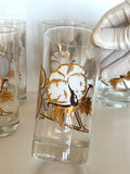 Cotton Boll Glasses by Culver 1980s - Southern Vintage Wares