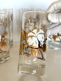 Cotton Boll Glasses by Culver 1980s - Southern Vintage Wares