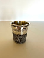 Vintage Silver-Plated Thimble Jigger