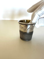 Vintage Silver-Plated Thimble Jigger