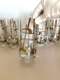 Georges Briard Golf Clubs Glasses (In Original Box)