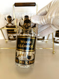 Georges Briard Name Your Poison Glasses Caddy Set
