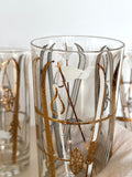 Georges Briard Ski Poles Glasses, Mid Century