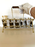 Georges Briard Name Your Poison Glasses Caddy Set