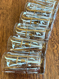 Georges Briard Ski Poles Glasses, Mid Century