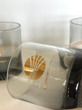 Vintage Continental Airlines Glasses, Mid Century - Southern Vintage Wares