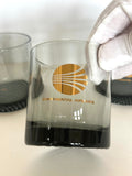 Vintage Continental Airlines Glasses, Mid Century - Southern Vintage Wares