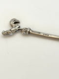 Silver-Plated Rooster Cocktail Picks 1940s